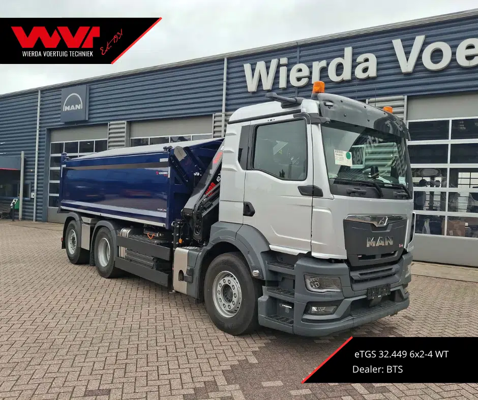 MAN eTGS 32.449 8x4 WS voor gebr. Salentijn b.v.