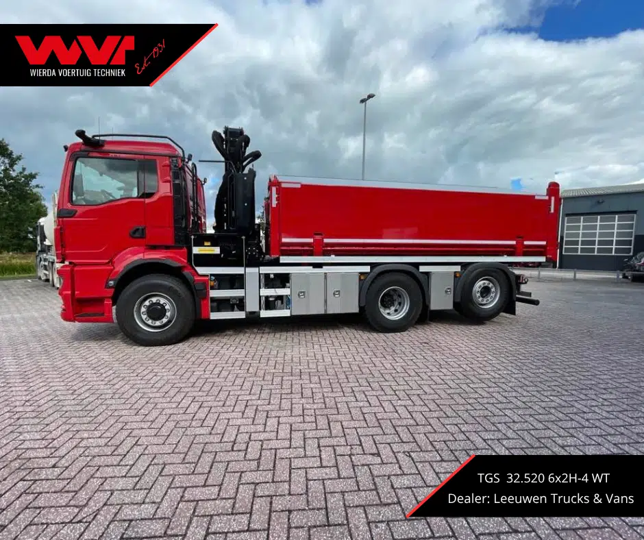 MAN TGS 32.520 6x2H-4 WT voor H. de Koning en Zn. B.V.